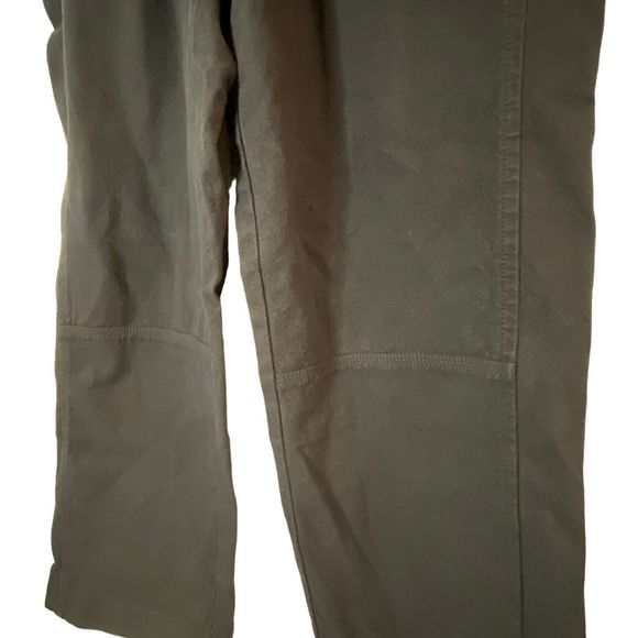 Everlane Women's Black Wide-Leg Ankle Work Pants Size L with Drawstring Closure - Picture 6 of 16